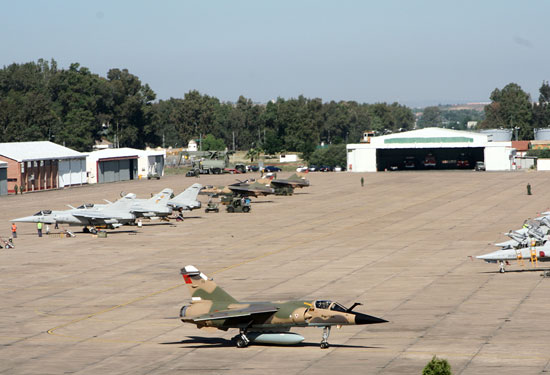 Ejercicio Atlas 2012 en la Base Aérea de Talavera la Real con la Fuerza Aérea de Marruecos.