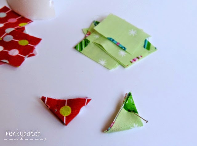 Cómo hacer un árbol de Navidad en tela sin agujas y crear un marco 3D