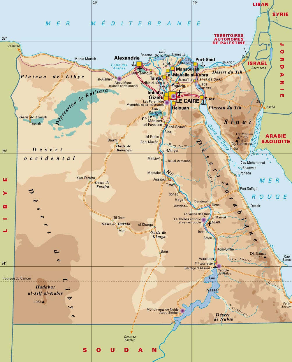 carte-du-monde-bon-voyage-carte-egypte