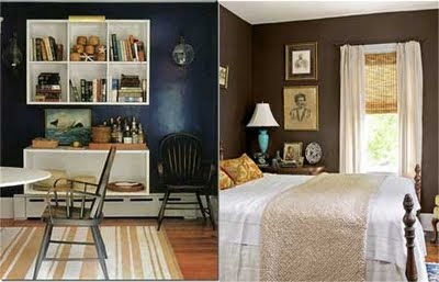 Decoraciones y Modernidades: Decoracion de casas con paredes negras