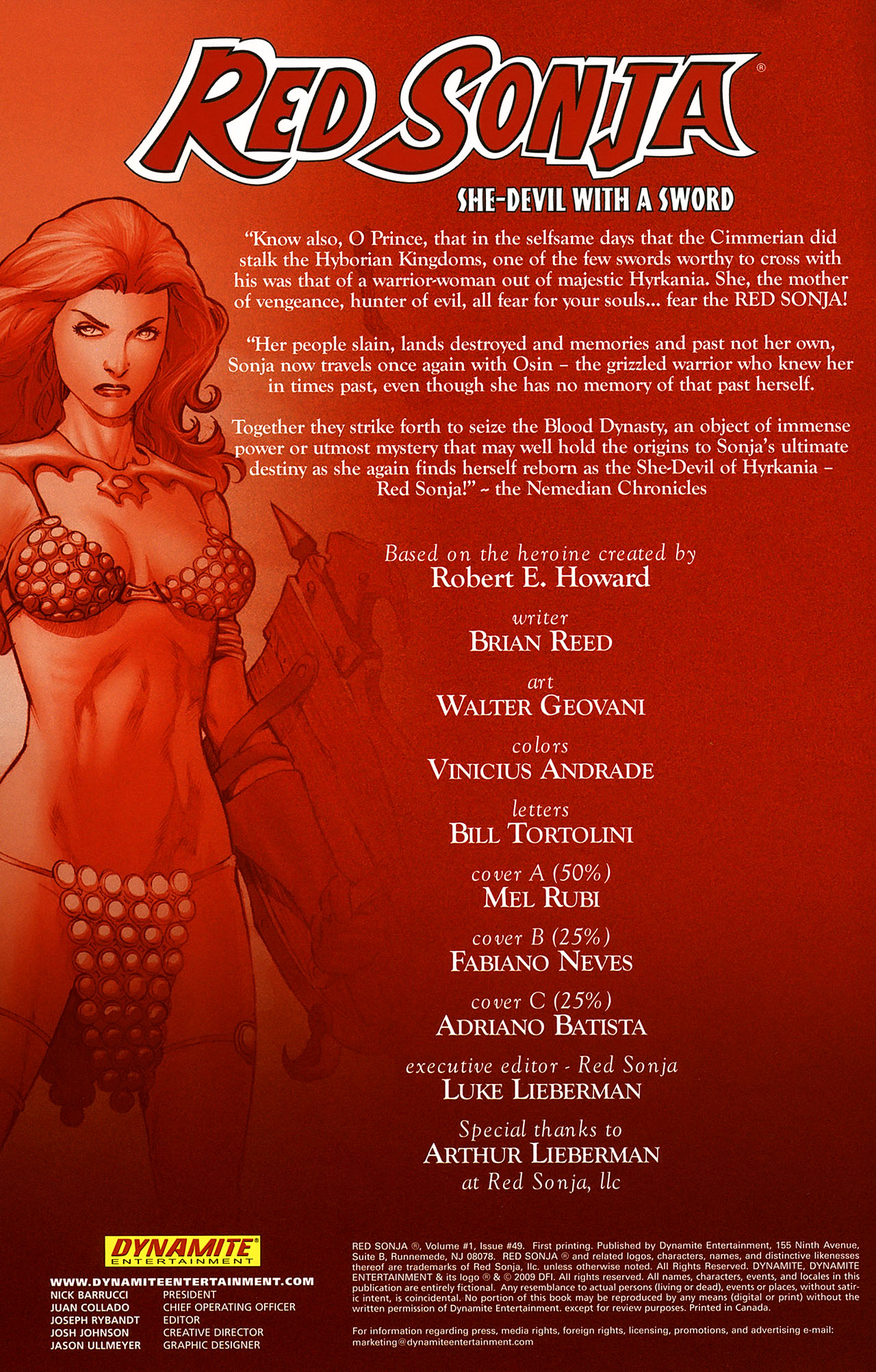 Red Sonja (2005) issue 49 - Page 2