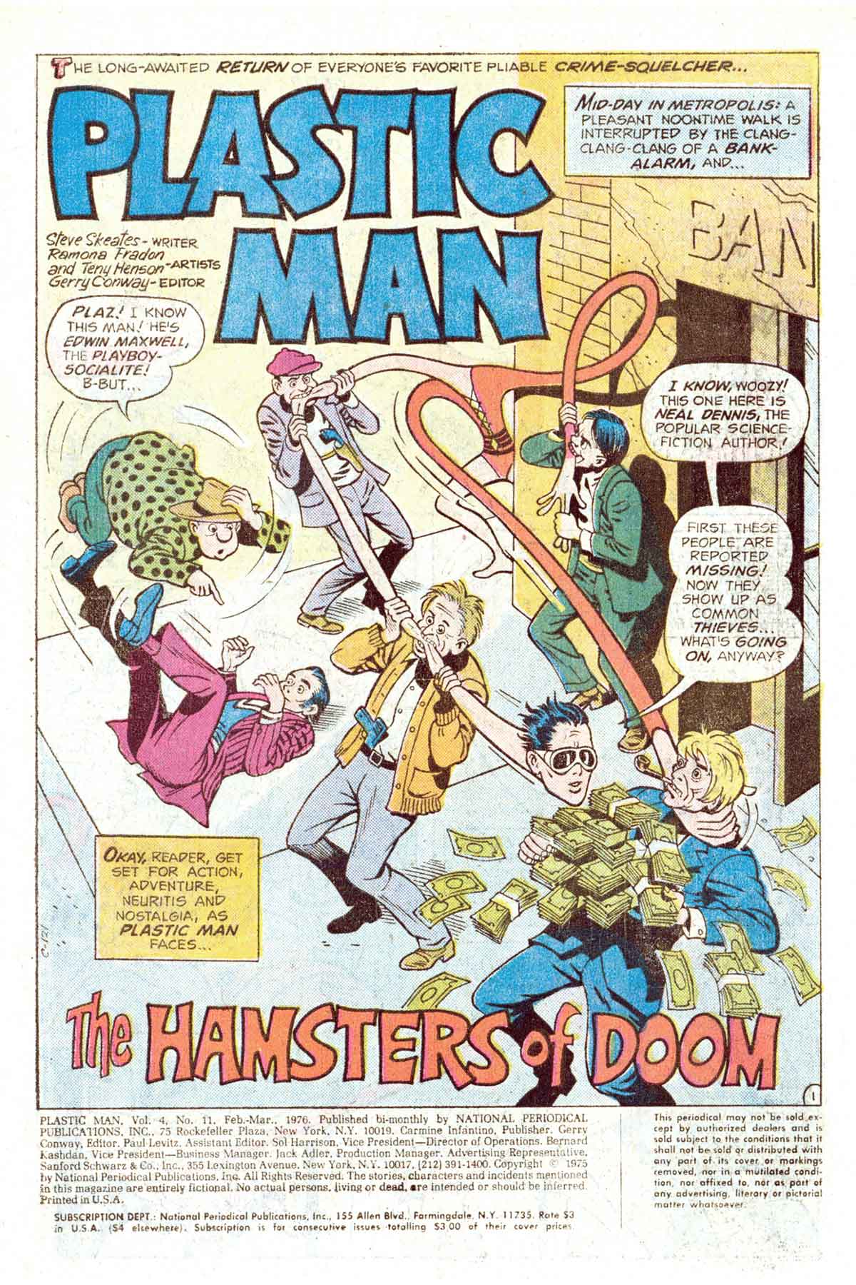 Read online Plastic Man (1976) comic -  Issue #11 - 2