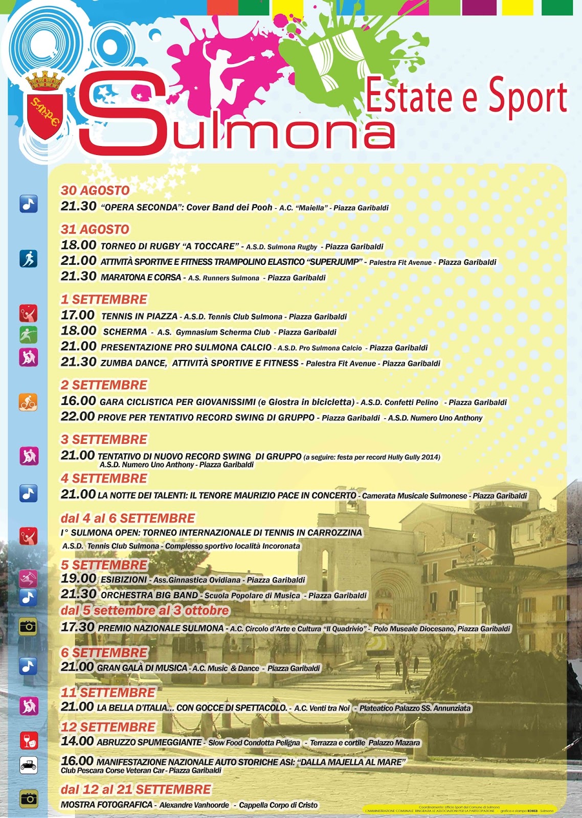 CENTROABRUZZONEWS AL VIA A SULMONA "ESTATE E SPORT"