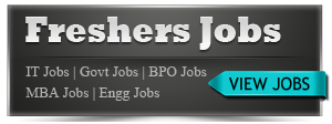 Freshers Jobs