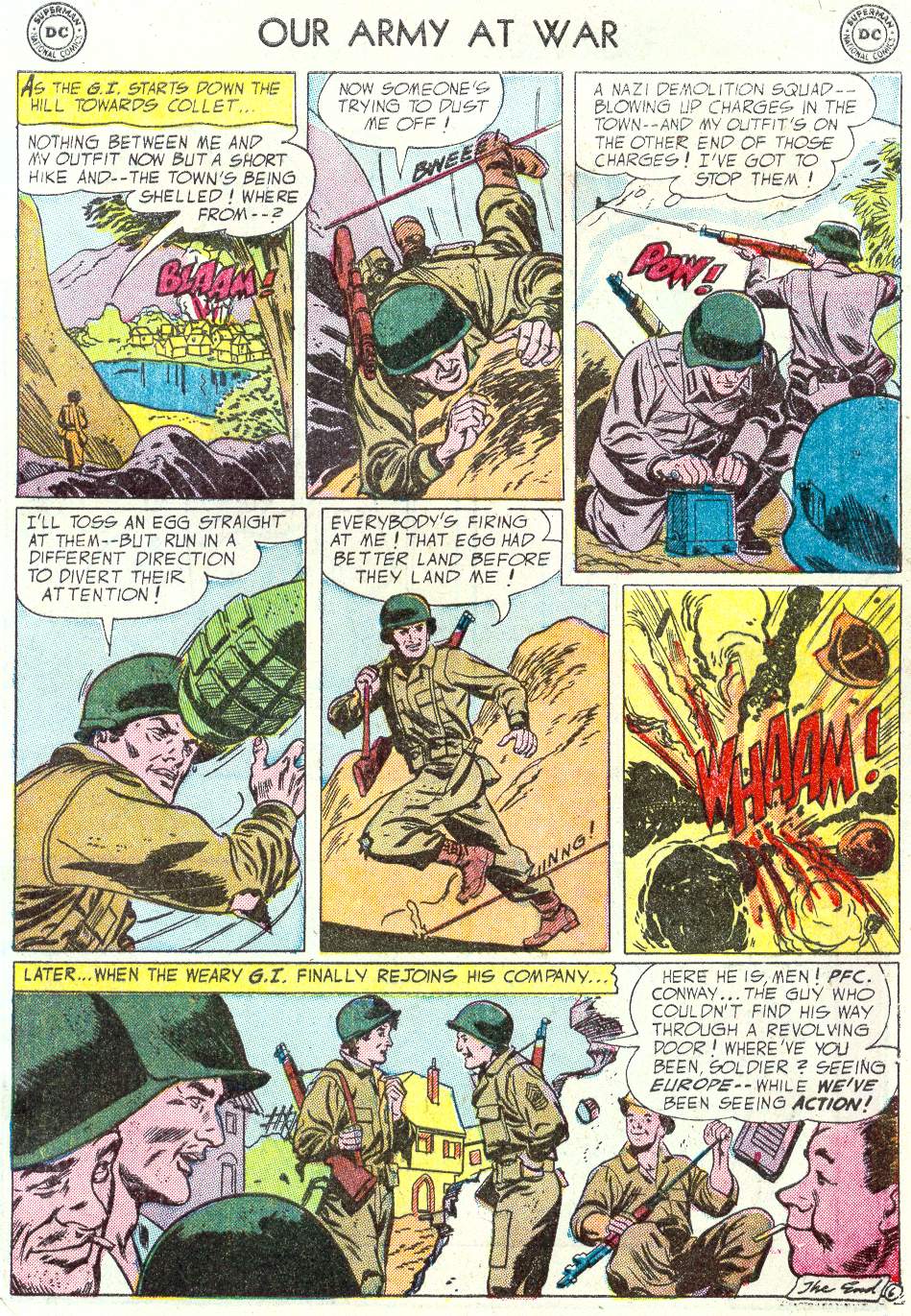 Read online Our Army at War (1952) comic -  Issue #34 - 34