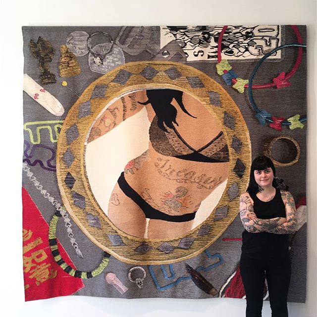 Artist Erin Riley Takes On Feminism Through Her Elaborate Tapestries