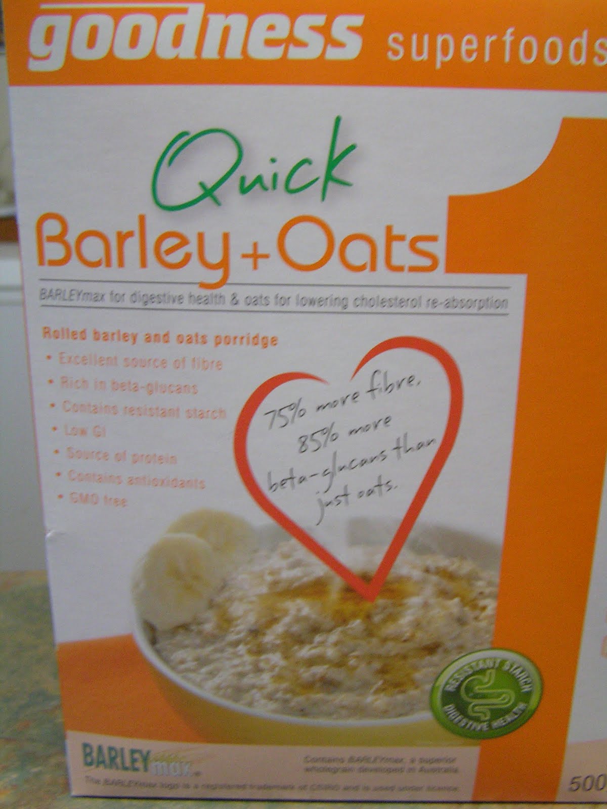 Charlotte Orr Quick Barley & Oats review