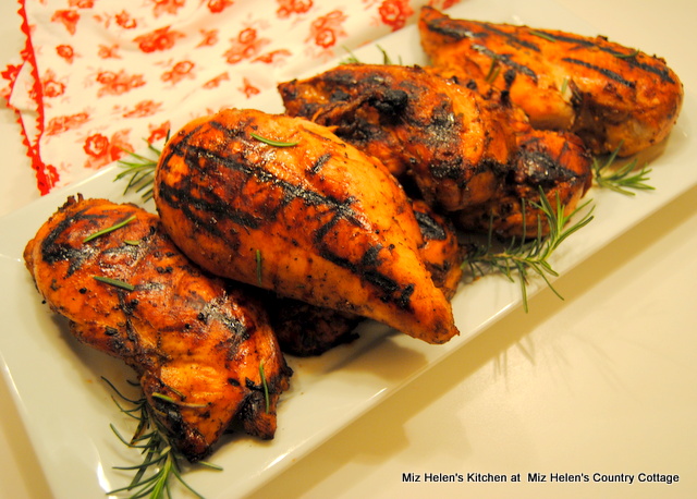 Grilled Rosemary Balsamic Chicken at Miz Helen's Country Cottage