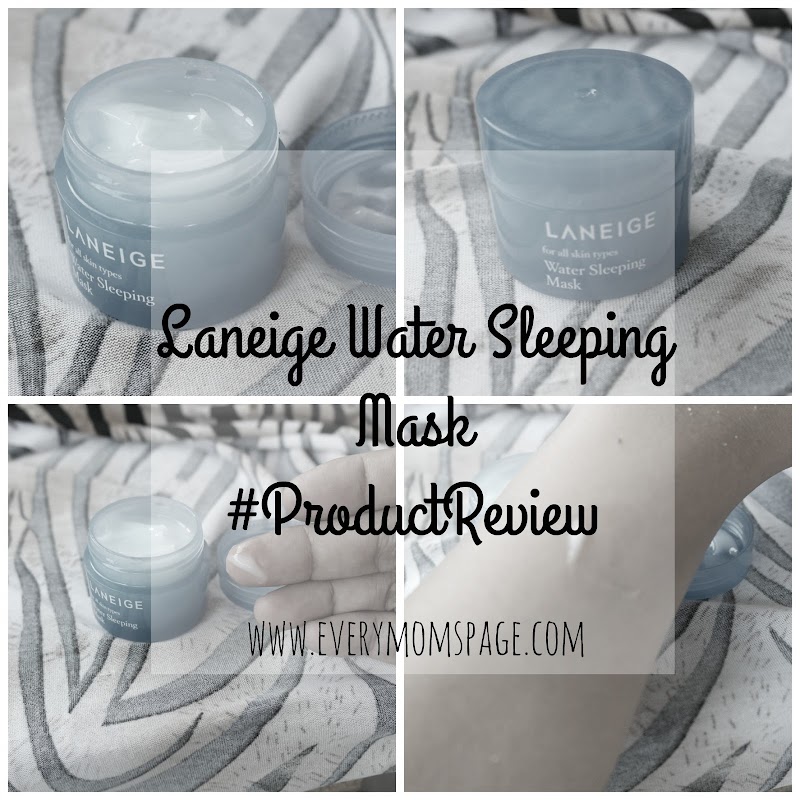 Laneige Water Sleeping Mask #ProductReview