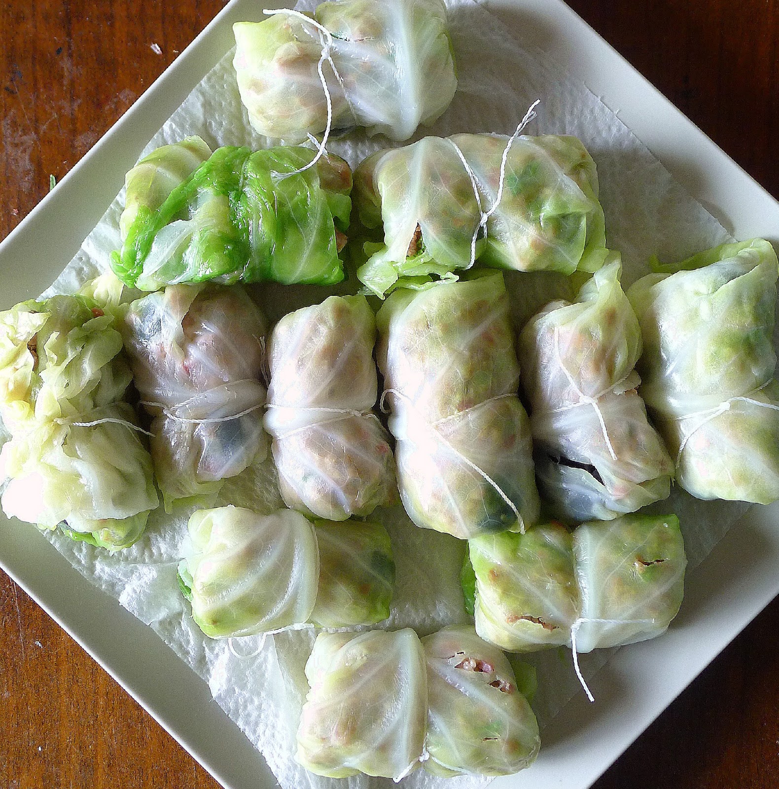 MY KITCHEN IN SPAIN THE CABBAGE IS ON A ROLL