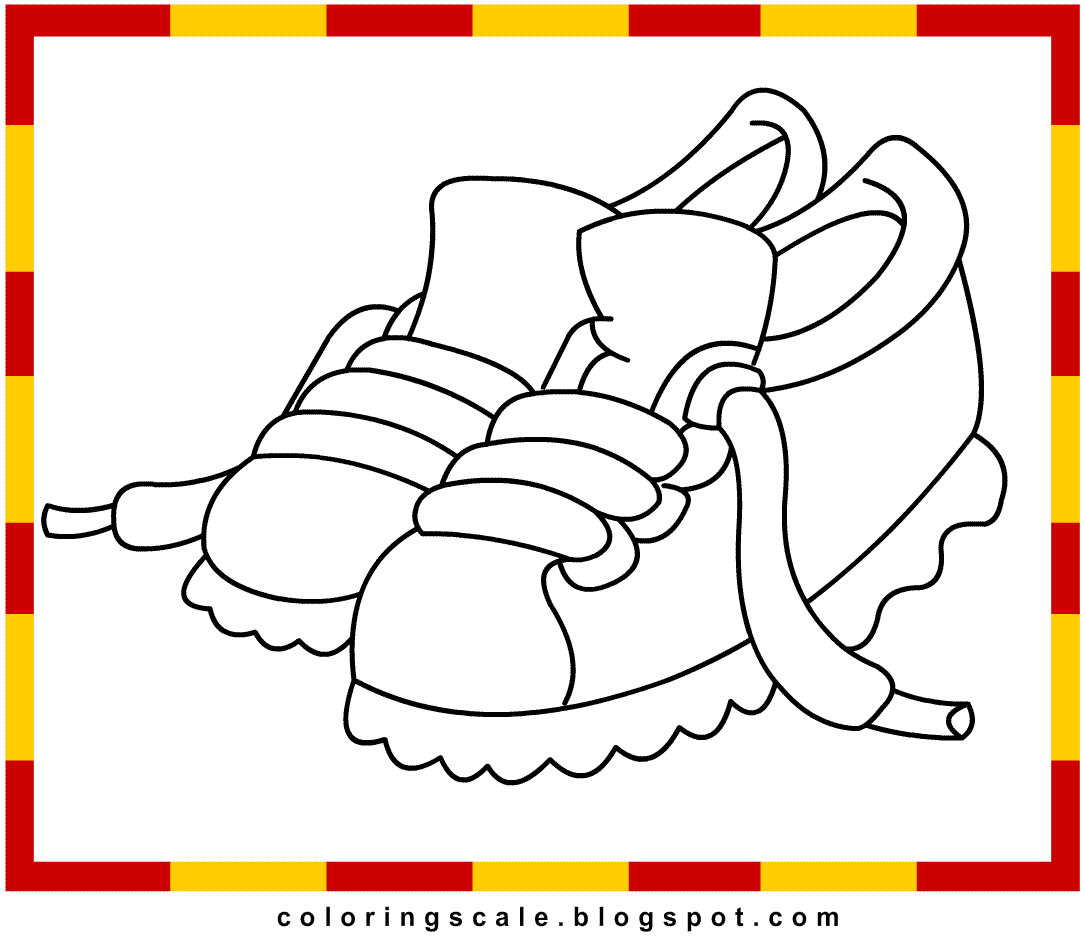 m s childrens footwear coloring pages - photo #44