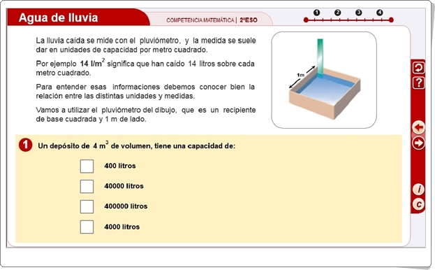 http://proyectodescartes.org/competencias/materiales_didacticos/2ESO_CM_aguadelluvia-JS/index.html