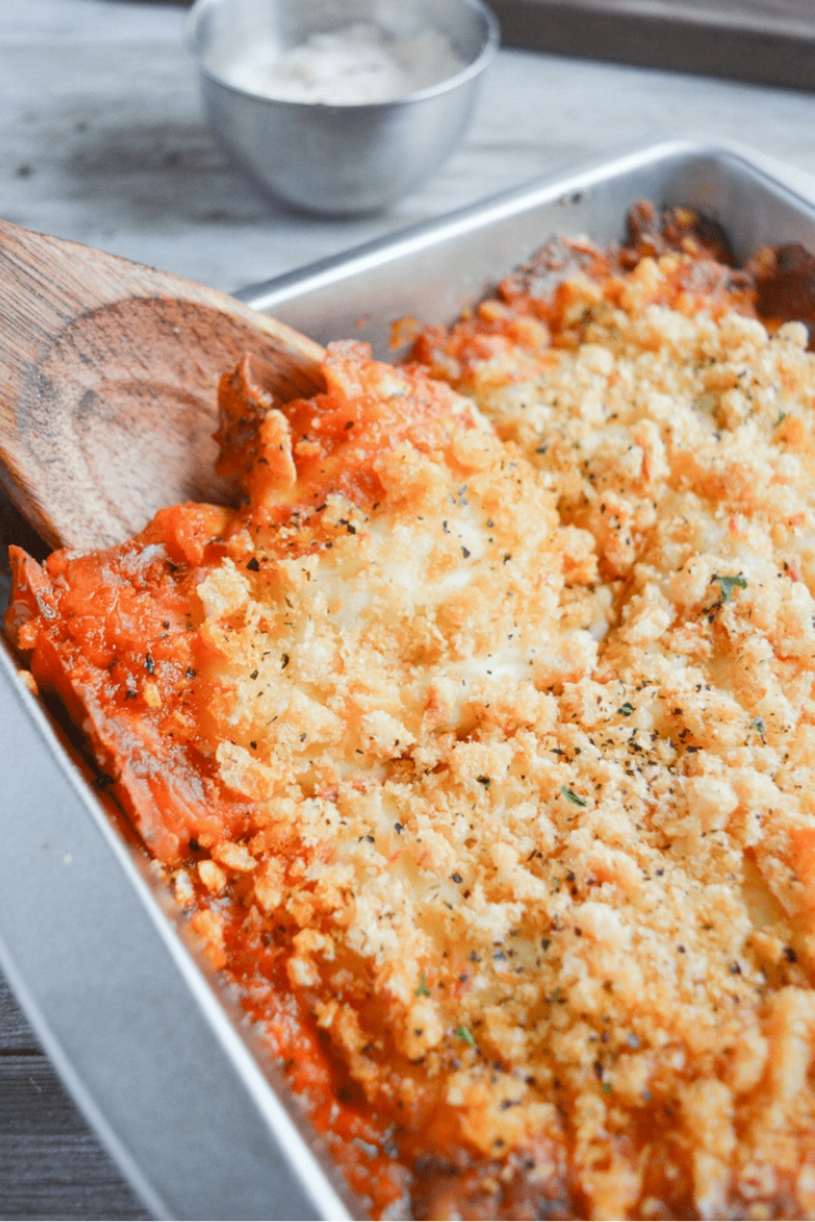 Keto Chicken Parmesan Casserole