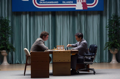 Tobey Maguire and Liev Schreiber in Pawn Sacrifice