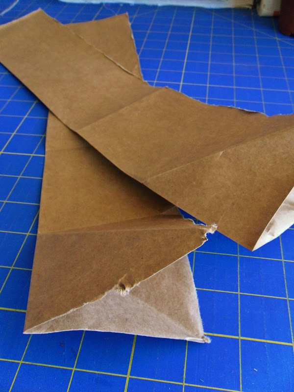 sketchy notions Paper Bag Notebook diy