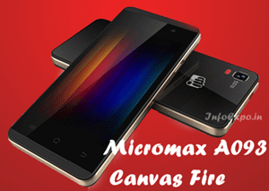 Micromax A093 Canvas Fire: 4-inch Android Kitkat Phone for Rs.6299
