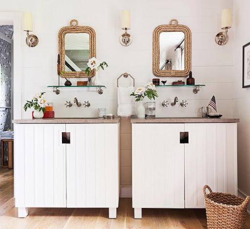 Coastal Nautical Bathroom Ideas at One Kings Lane