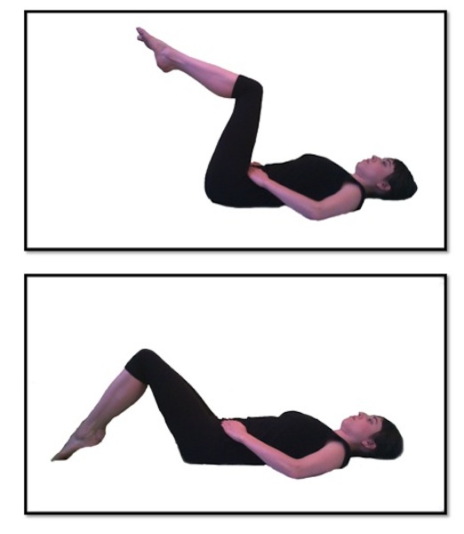 Exercise of the Day Day 114 Toe Taps from Table Top with Double Leg