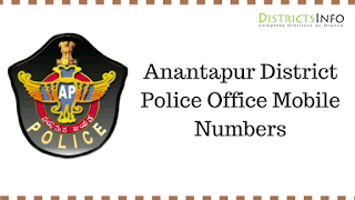 Anantapur District Police Office Mobile Numbers