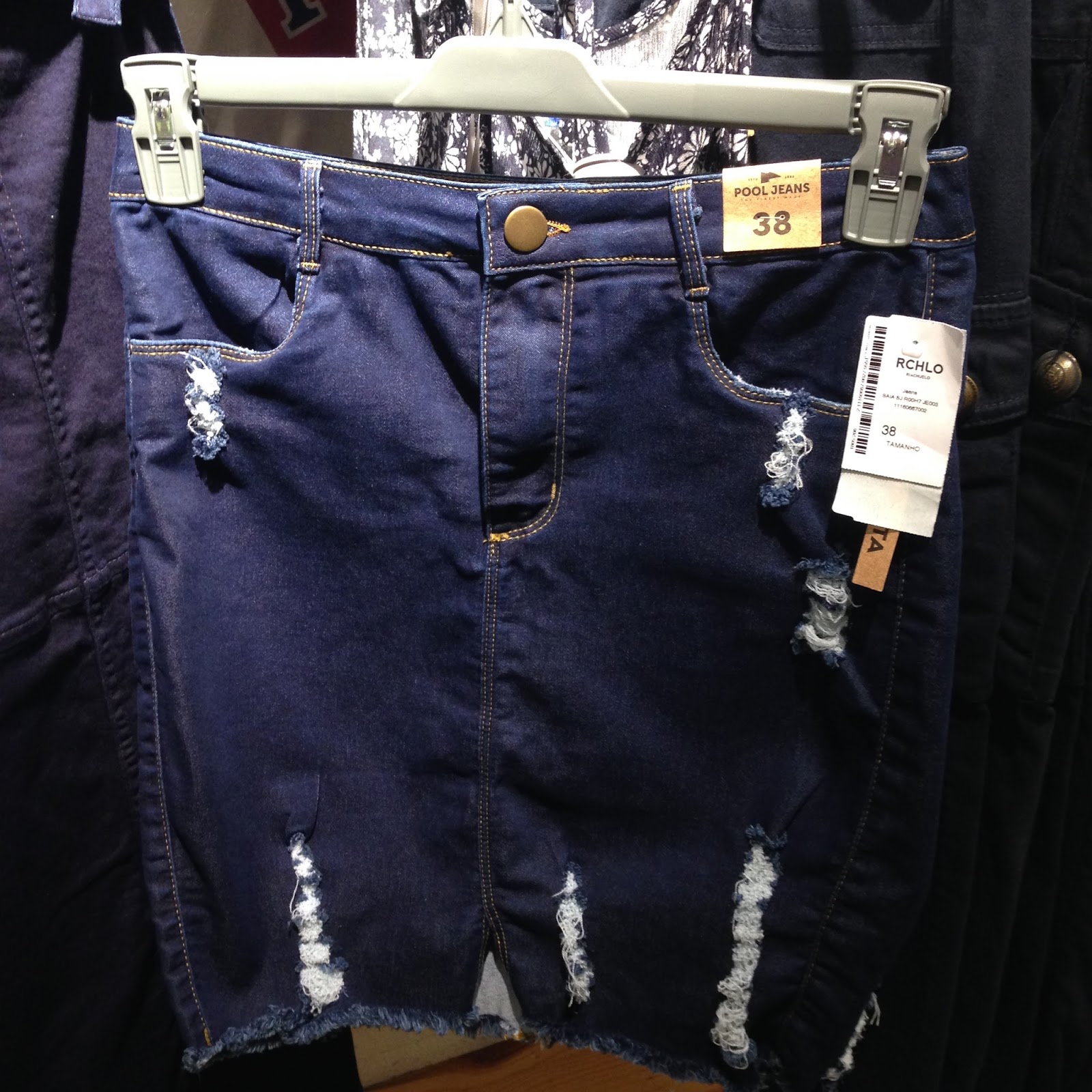 riachuelo saia jeans