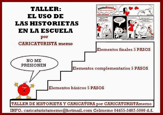 TALLER: EL USO DE LA HISTORIETA EN LA ESCUELA por caricaturista memo