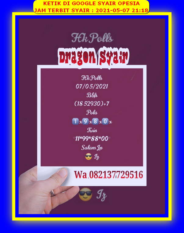 Syair Hk Hari Ini Jumat 7 Mei 2021 Opesia Official Syair Hk Hari Ini Jumat 7 Mei 2021 Opesia Official