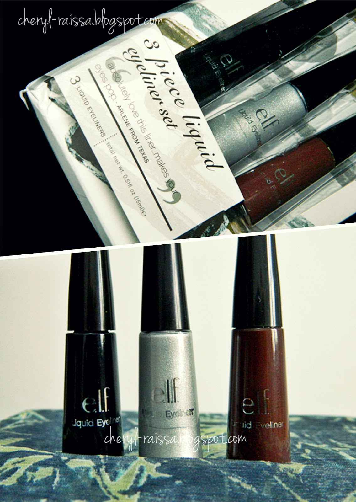 Review ELF 3 Piece Liquid Eyeliner Set + EOTD Feat. TwentySeven Shop