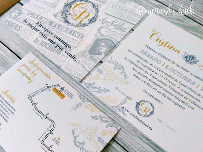 invitación boda personalizada