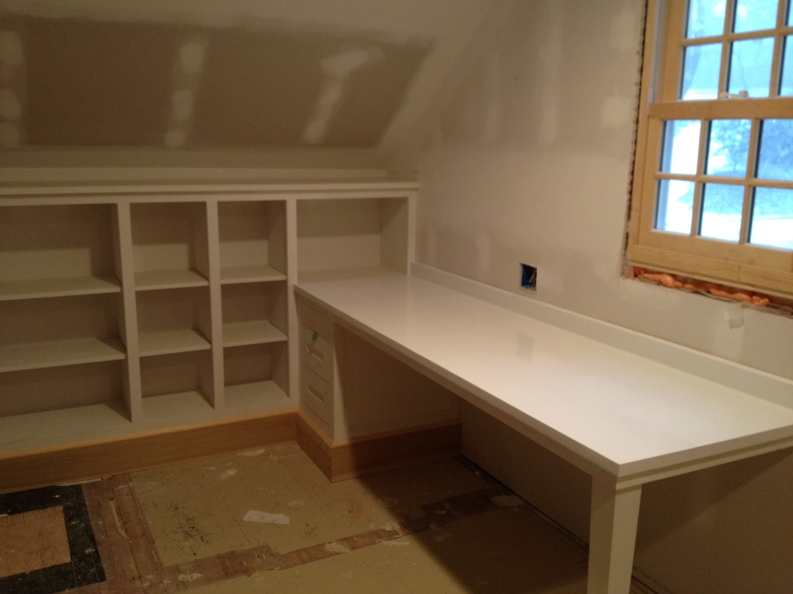 The Full Plate Blog: construction project sneak peek: art area