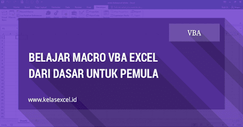 Panduan VBA Excel: Pengenalan Macro VBA Excel Dasar Untuk Pemula #01