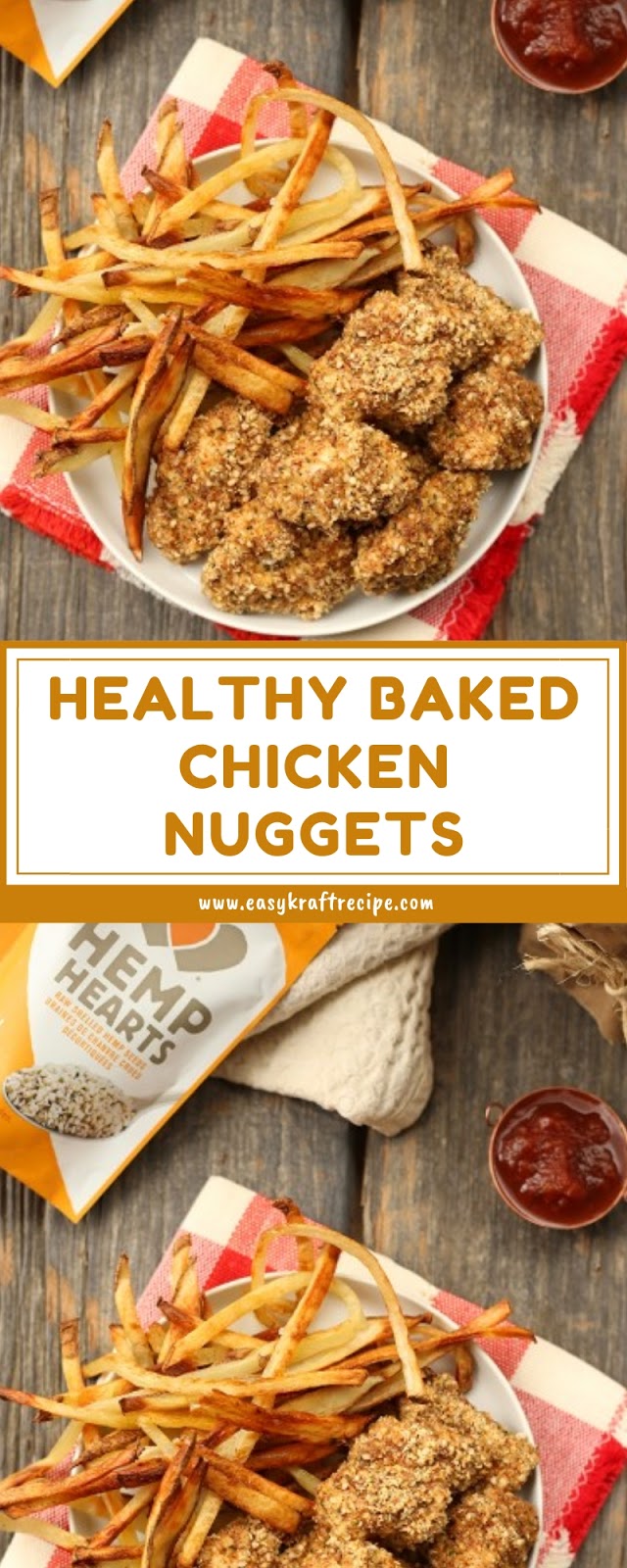 HEALTHY BAKED CHICKEN NUGGETS