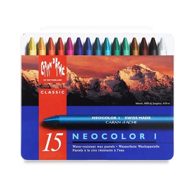 Watercolor Crayons Caran D'Ache Neocolor I