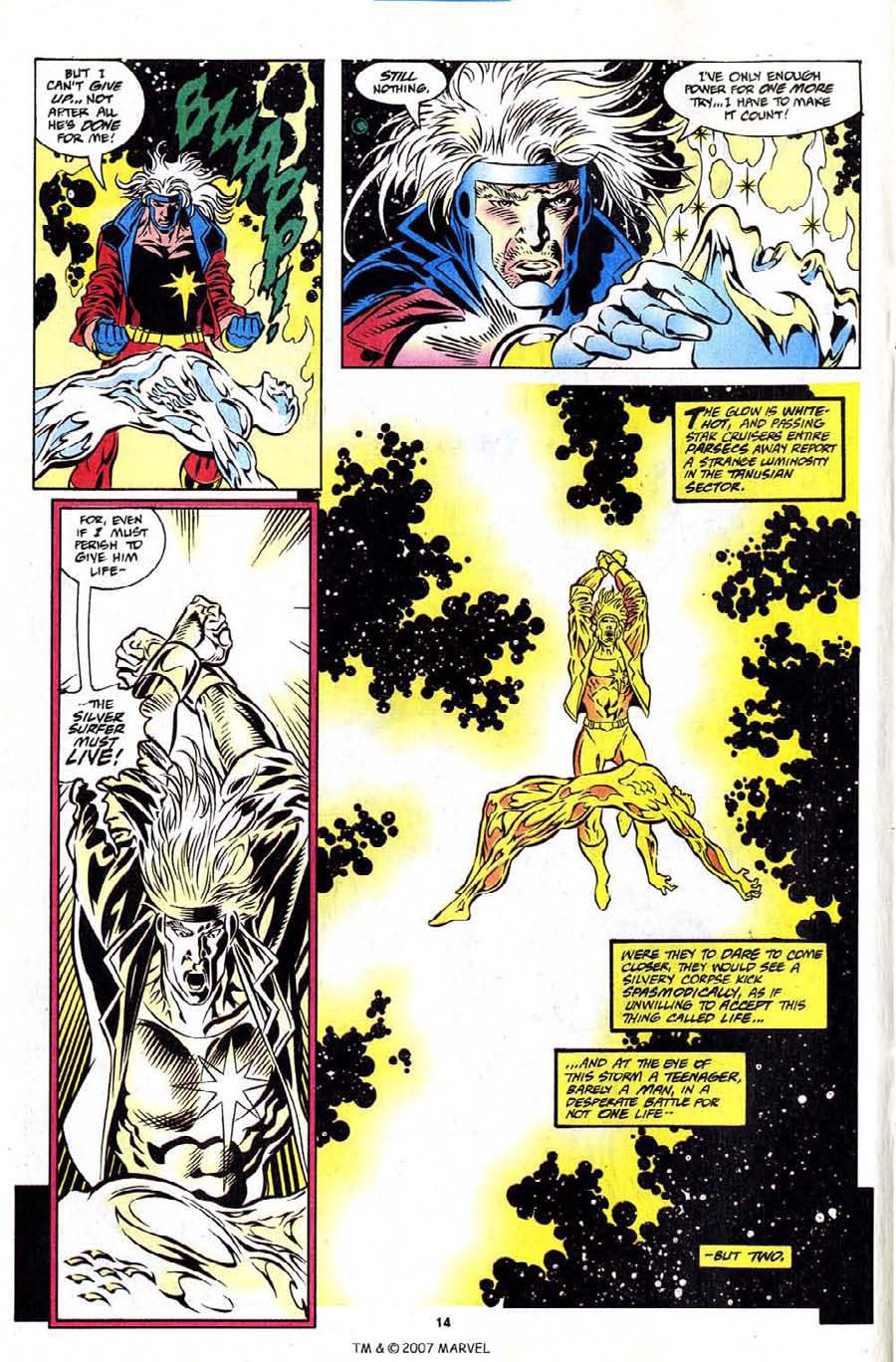 Read online Silver Surfer (1987) comic -  Issue #108 - 16