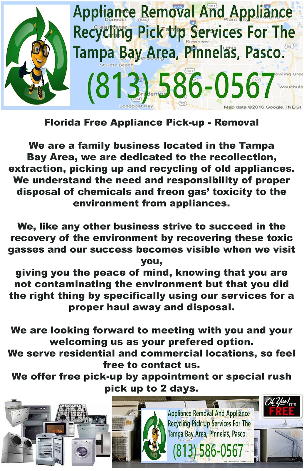 Free Appliance Pick Up Free Appliance Removal Tampa