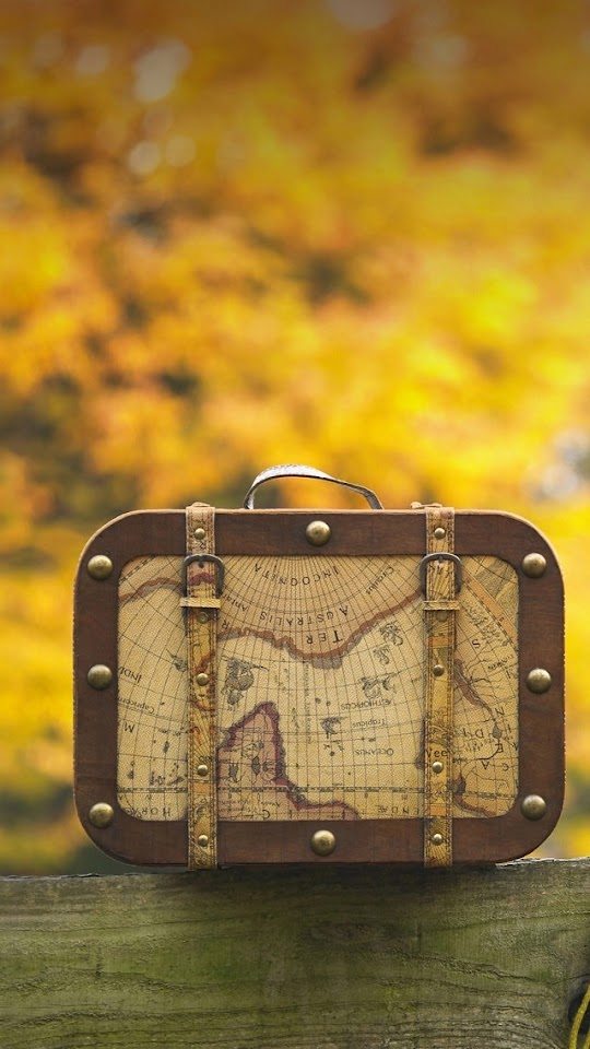 Vintage Suitcase with Treasure Map   Galaxy Note HD Wallpaper   Vintage Suitcase with Treasure Map   Galaxy Note HD Wallpaper
