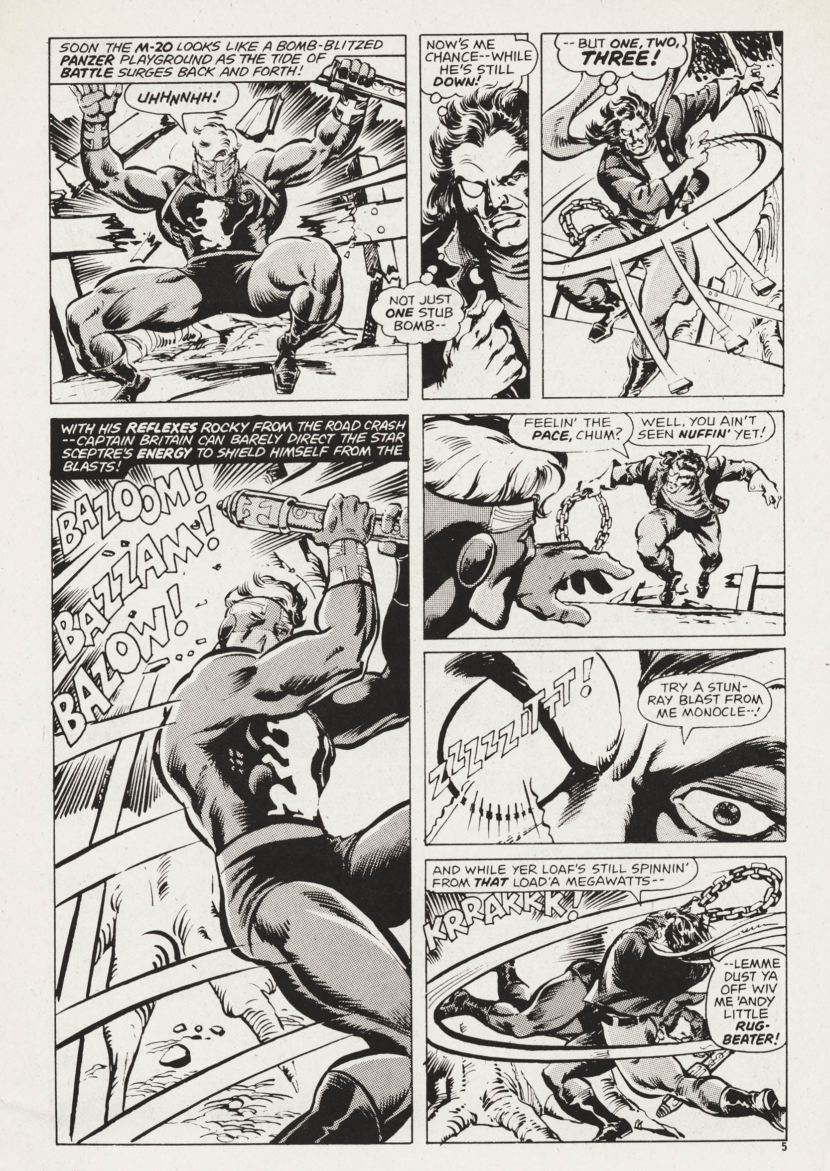 Read online Captain Britain (1976) comic -  Issue #38 - 5
