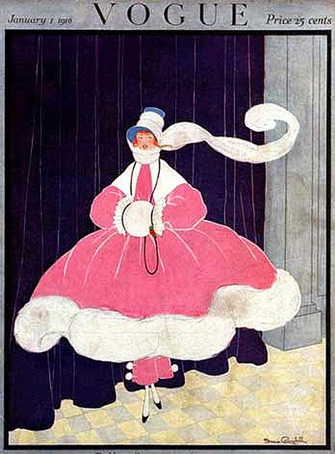 Παλιές κάρτες art deco για τα Χριστούγεννα