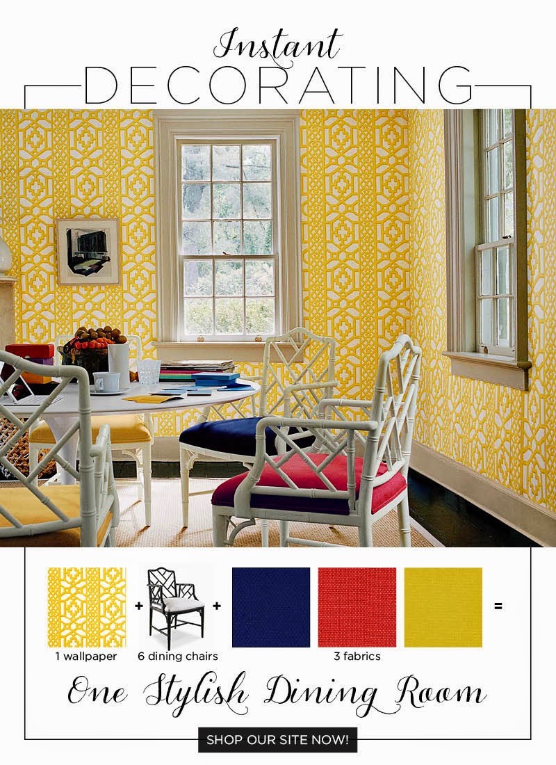 Lemon yellow inspiration schumacher mp interiors
