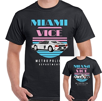 Miami Vice Ferrari T-shirt