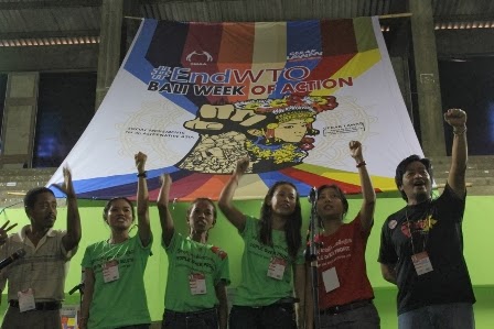 Aktivis Dunia Gelar Aksi Tandingan WTO di Bali