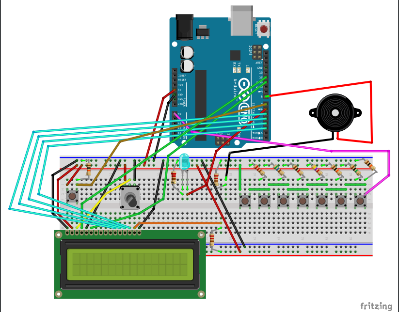 Electronic Piano Keyboard With Preset Songs ~ Arduino Tutorial