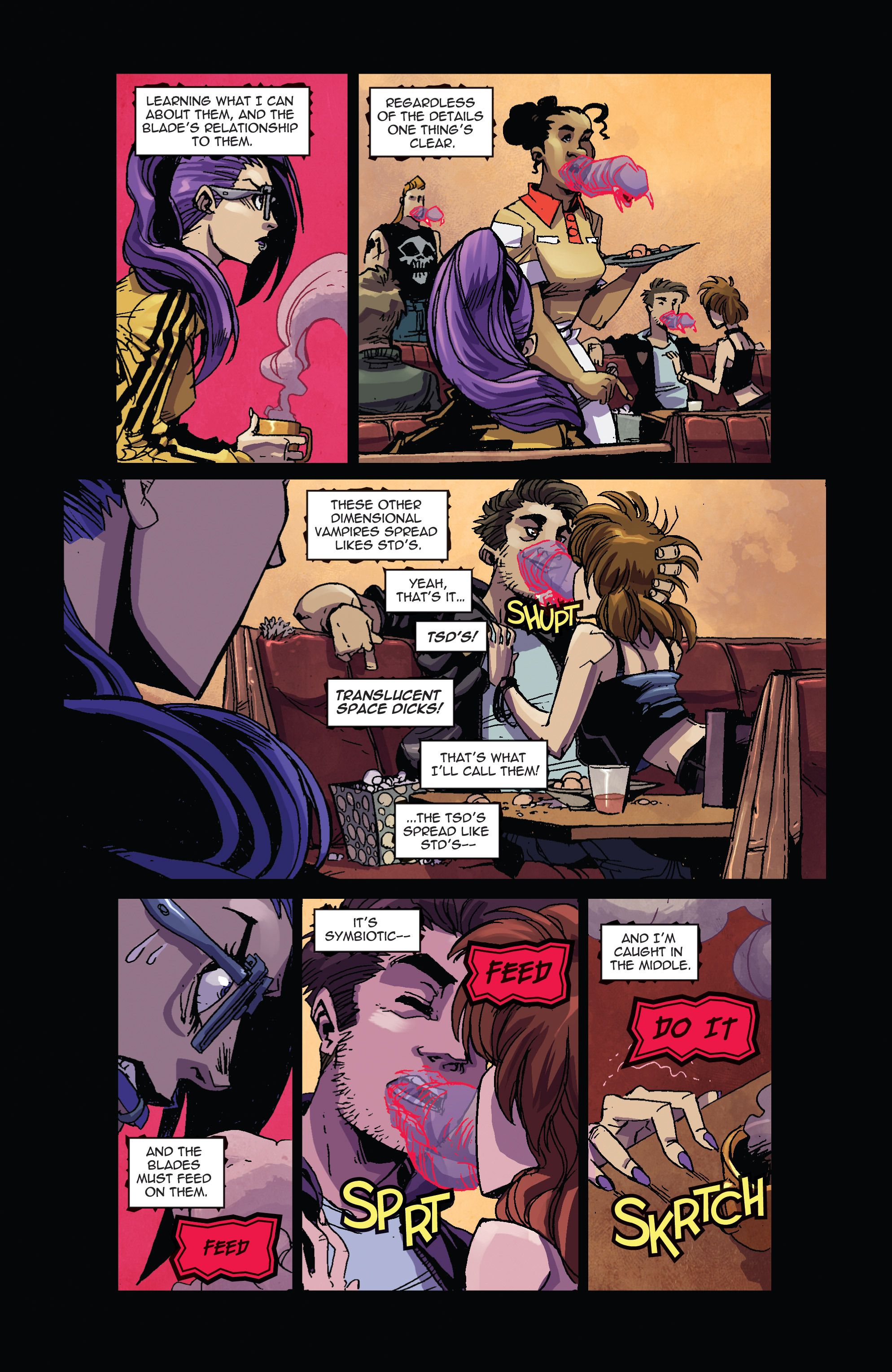 Read online Vampblade comic -  Issue #5 - 6