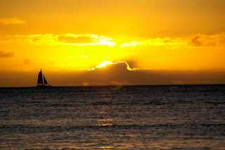 Oahu sunset sail