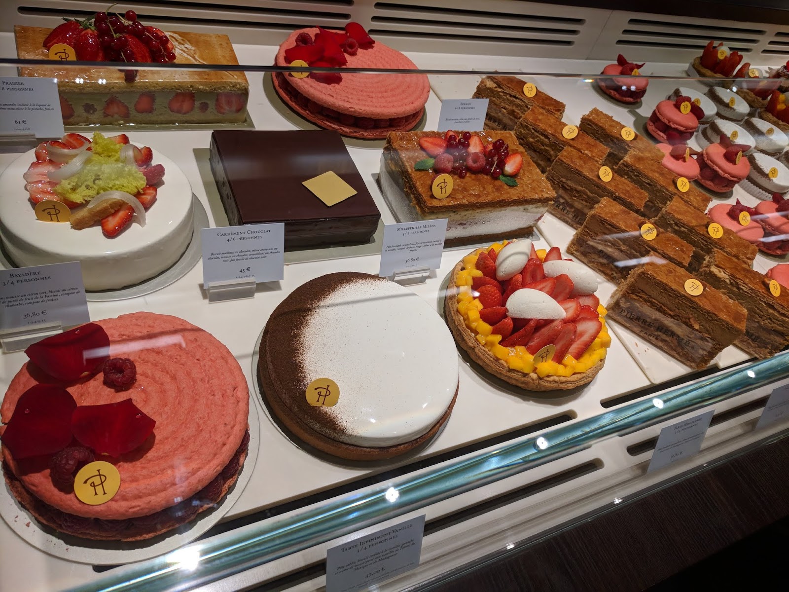 Cakes at Pierre Hermé, Paris, France