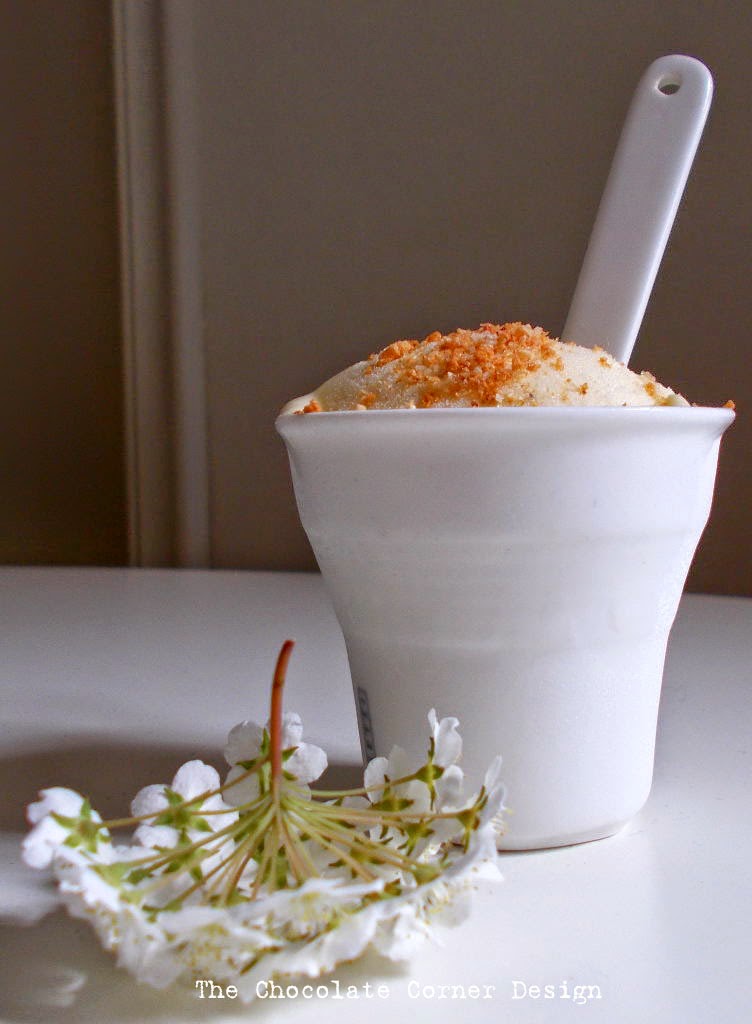 The Chocolate Corner Design: Gelato allo zabaione con granella di ...