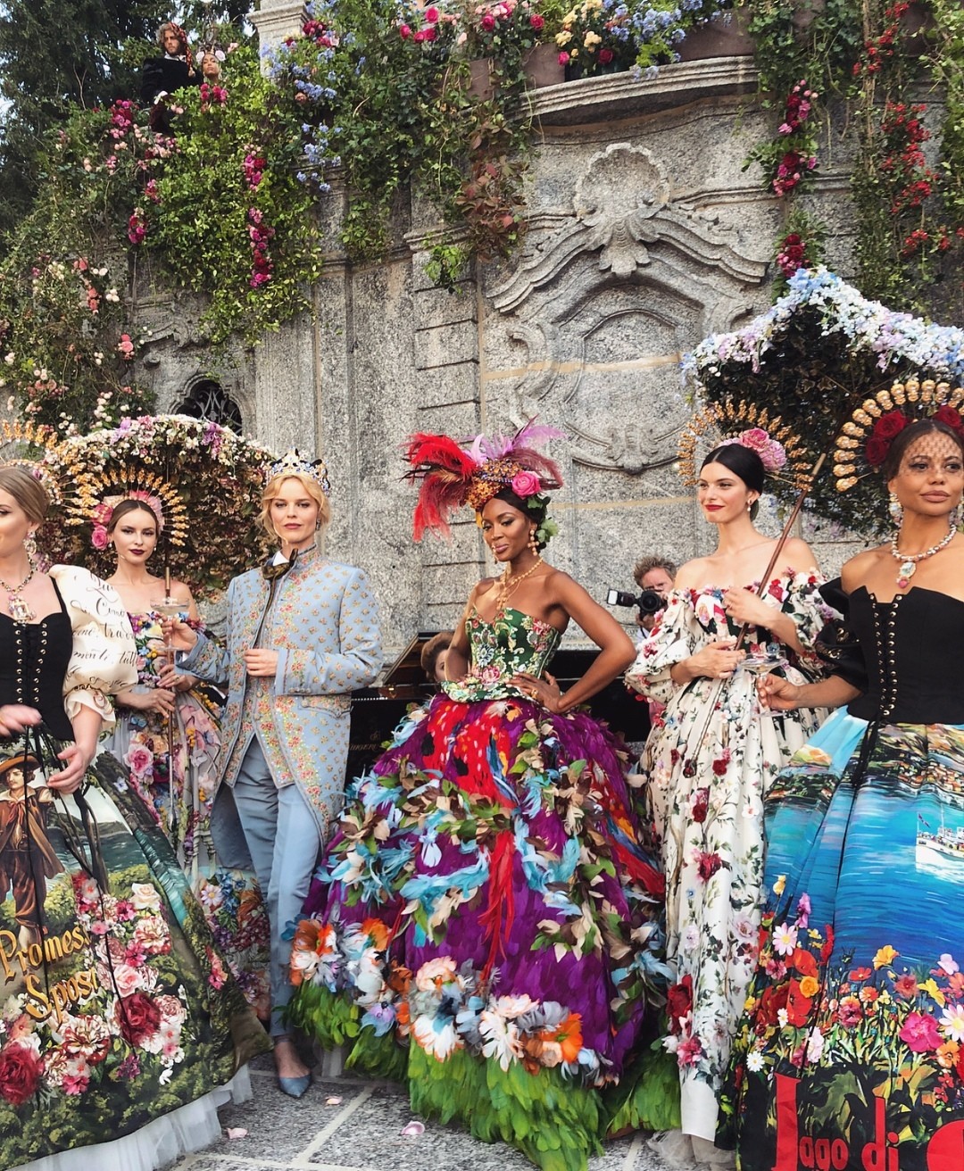 Dolce & Gabbana Alta Moda Fashion Show in Como Haute Couture Cool