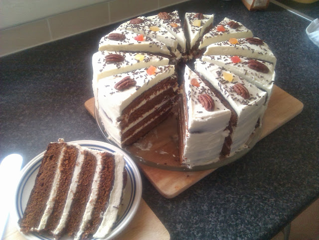 White Chocolate Dark Layered cake