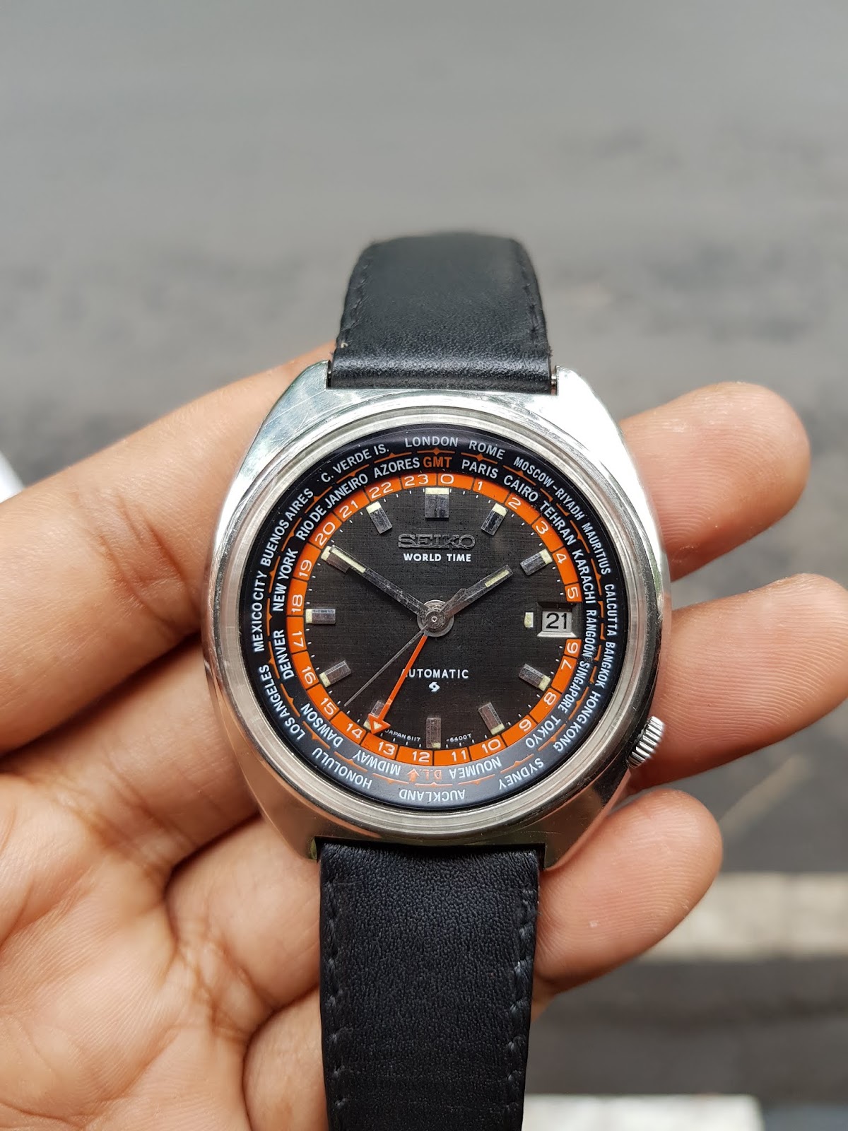 One Arloji: Seiko Automatic World Time 6117-6400 Sold