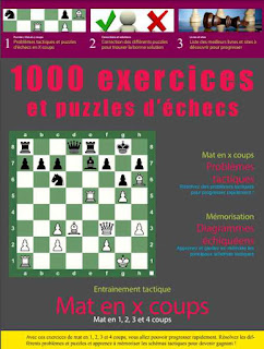 1000 exercices et puzzles d'échecs de Regis Warisse