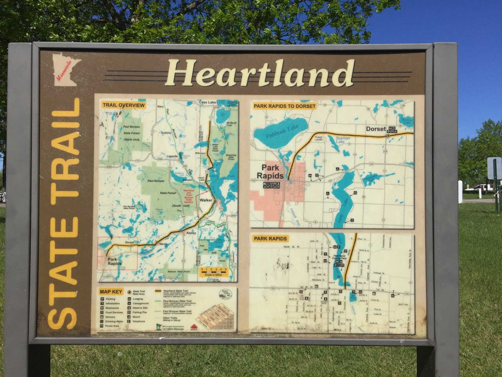 Along the Way Heartland State Trail Park Rapids to Walker (MN)